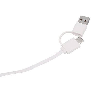 Универсальный кабель с подставкой 4-в-1 Unicable, белый-3