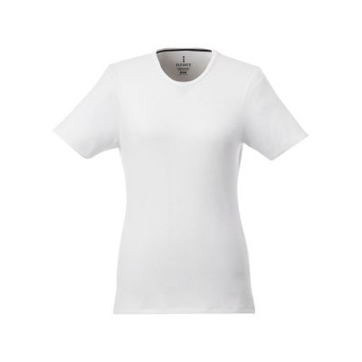 Женская футболка Balfour с коротким рукавом из органического материала, белый-1