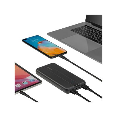 RIVACASE VA2041 (10000 мАч) внешний аккумулятор, черный 12/48-14