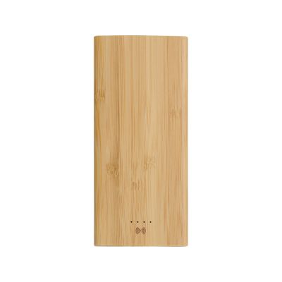 Внешний беспроводной аккумулятор из бамбука Bamboo Air, 10000 mAh-3
