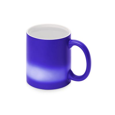 Кружка-хамелеон Magic матовая, синий/белый-3