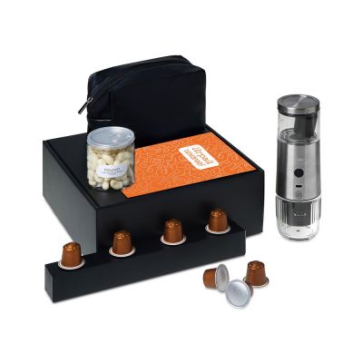 Подарочный набор Re:y. Boost с кофемашиной, капсулами и косметичкой-1