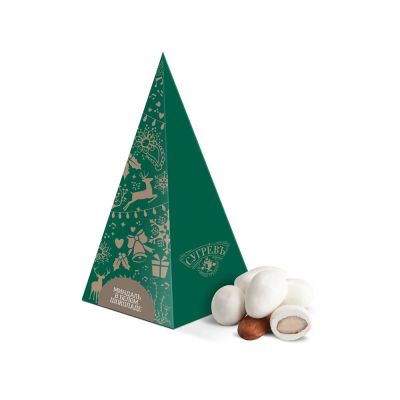 Драже миндаль в белой шоколадной глазури в подарочной упаковке-0