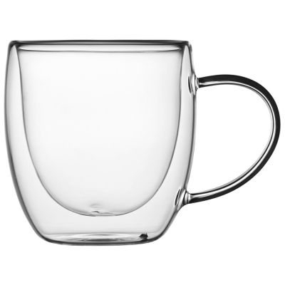 Кружка с двойными стенками на подставке с ложкой Teatrio-2