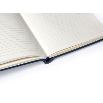 Бизнес блокнот А5 Monoi с клапаном, твердая обложка, 128 листов, темно-синий-5