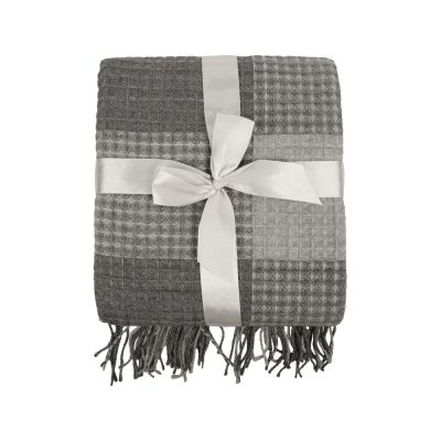 Плед акриловый Gaufre, серый-4