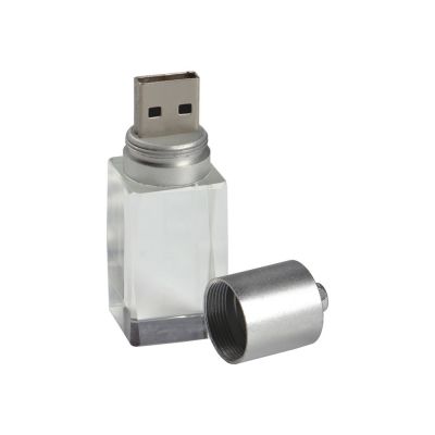 USB-флешка на 16 ГБ,micro USB  серебро-1