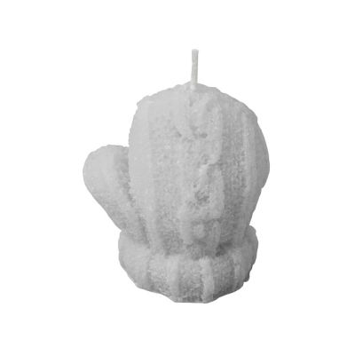 Свеча Рукавичка, серый-0