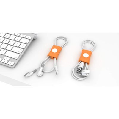 Органайзер для проводов Snappi, оранжевый-2