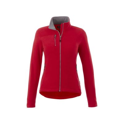 Женская микрофлисовая куртка Pitch, красный-2