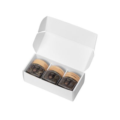 Набор подарочный с тремя видами чая Ceremony (черный чай, зеленый чай, белый чай)-1