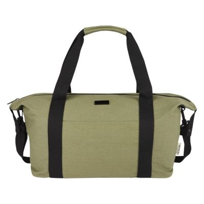 Спортивная сумка Joey из брезента, переработанного по стандарту GRS, объемом 25 л, оливковый-1