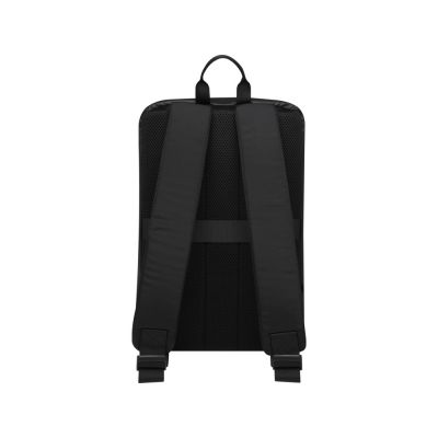 Рюкзак Rise для ноутбука с диагональю экрана 15,6 дюйма, изготовленный из переработанных материалов согласно стандарту GRS - сплошной черный-2