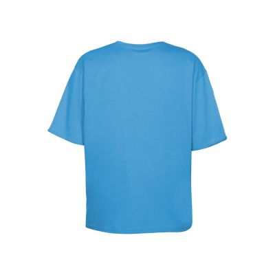 Футболка оверсайз Liyon унисекс, лазурный-9