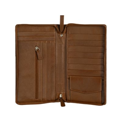 Трэвел-портмоне, коричневый-7