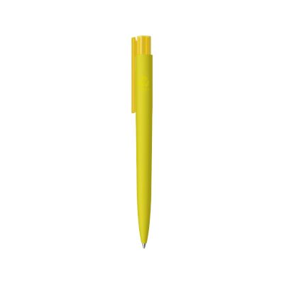 Шариковая ручка RECYCLED PET PEN PRO K transparent GUM soft-touch, желтый-2