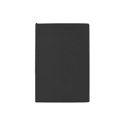 Бизнес-блокнот C1 софт-тач, гибкая обложка, 128 листов, черный-1