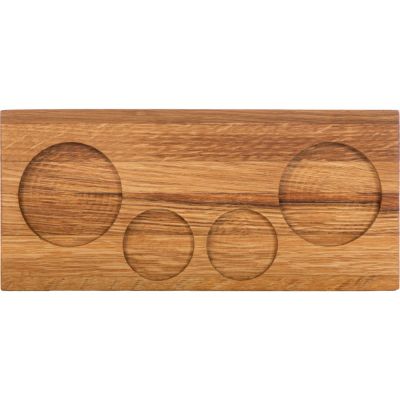 Набор для виски и коктейлей на подставке из дуба Savour-5