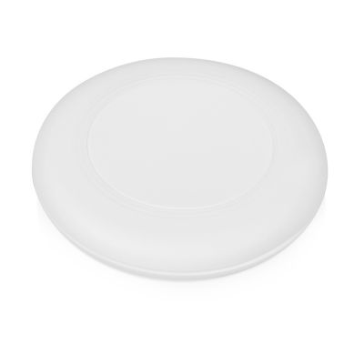 Беспроводное зарядное устройство со встроенным кабелем 2-в-1 Disc, белый-0