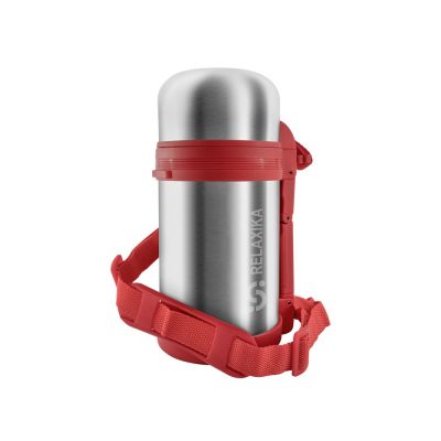 Термос универсальный (для еды и напитков) Relaxika 201, 1000 мл, стальной-2