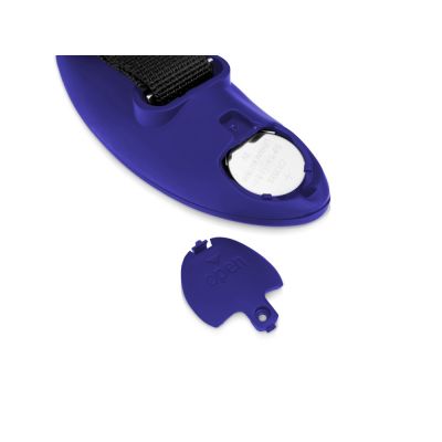 Багажные весы с покрытием soft touch Gravity, синий-4