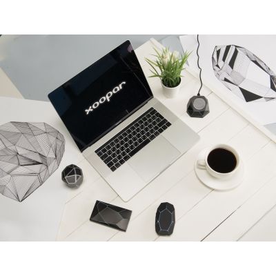 Портативное беспроводное зарядное устройство Geo Wireless, 5000 mAh, черный-12