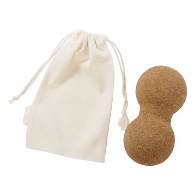 Массажный мяч двойной для МФР Corbell, 8х16 см-1