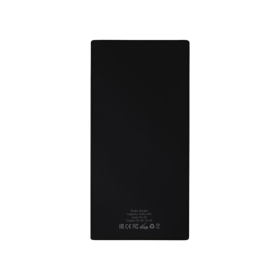 Портативное зарядное устройство Render с полноцветной, 5000 mAh, черный-4