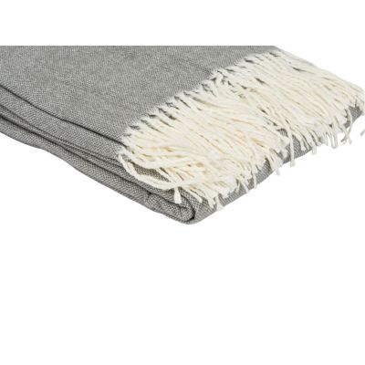Акриловый плед Dapple 160x210 см, холодный серый-1