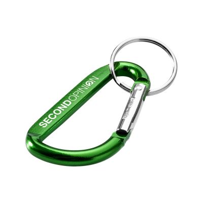 Карабин с брелоком, зеленый-2