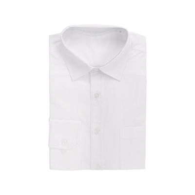 Рубашка Houston мужская с длинным рукавом, белый-7