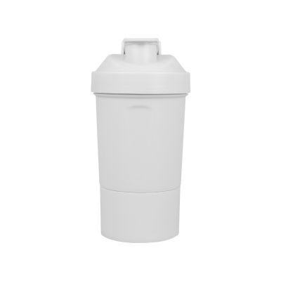 Шейкер для спортивного питания Level Up, белый-4