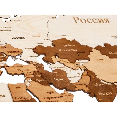 Интерьерная карта мира World-6