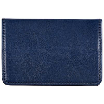 Визитница Намибия, синий/серебристый-3