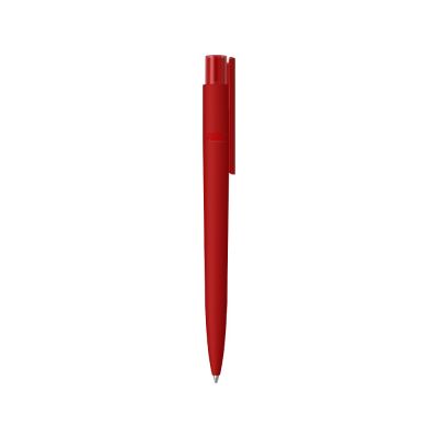 Шариковая ручка RECYCLED PET PEN PRO K transparent GUM soft-touch, красный-1
