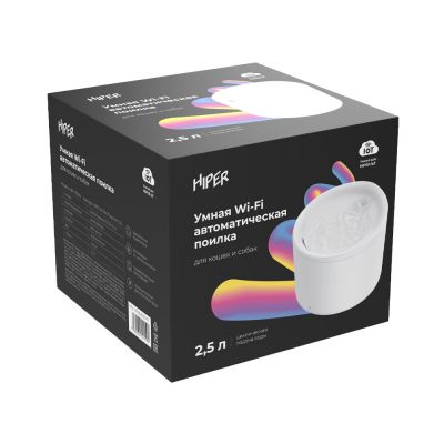 Умная Wi-Fi поилка IoT Pet Fountain, 2500 мл, белый-14