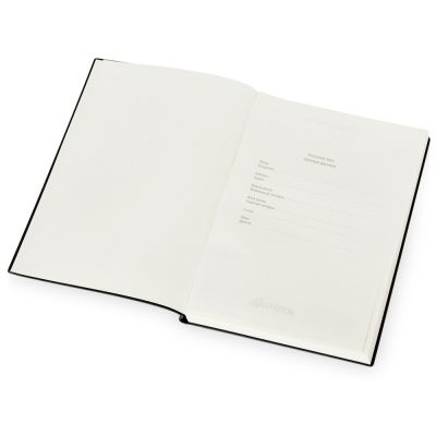 Бизнес блокнот Supreme с вставкой из софт-тача, гибкая обложка, 128 листов, серый-5