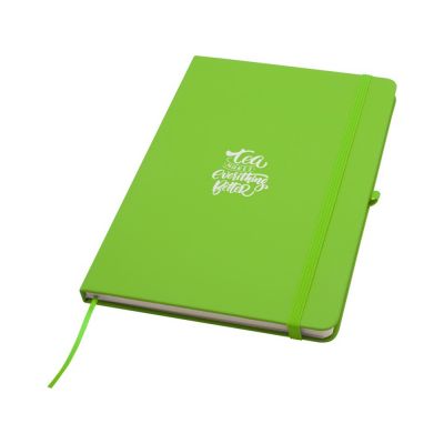 Блокнот Spectrum Plus формата A5 в твердой обложке - Зеленый лайм-5