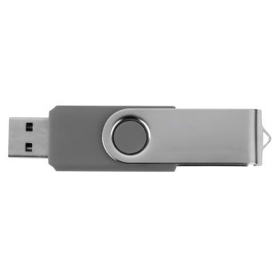Флеш-карта USB 2.0 32 Gb Квебек, серый-3
