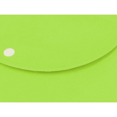 Складная сумка Plema из нетканого материала, лайм-4