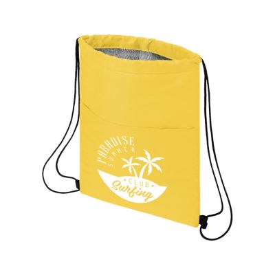 Сумка-холодильник Oriole на шнуровке на 12 банок, желтый-6