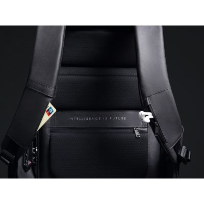 Водостойкий антикражный рюкзак Hipack для ноутбука 15.6, черный-6