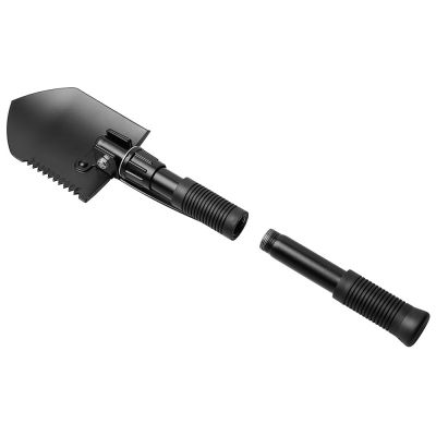 Складная лопата c чехлом Spade, черный-1