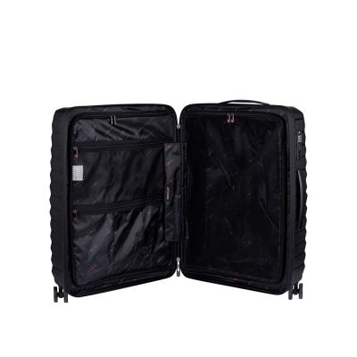 Чемодан Eberhart Dune средний М полипропилен черный 46D-009-424-4