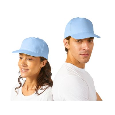 Бейсболка Memphis 5-ти панельная, голубой-0