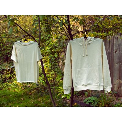 Толстовка с капюшоном мужская Pure, натуральный-8