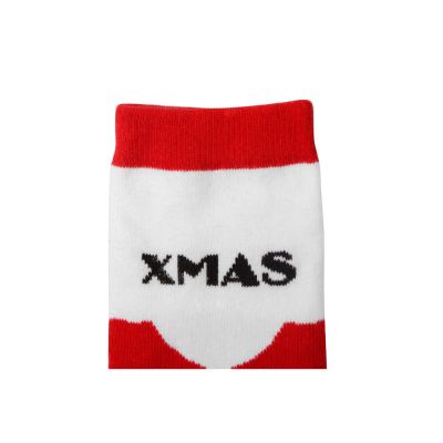 Набор носков с рождественской символикой в мешке мужские, 2 пары, красный-13