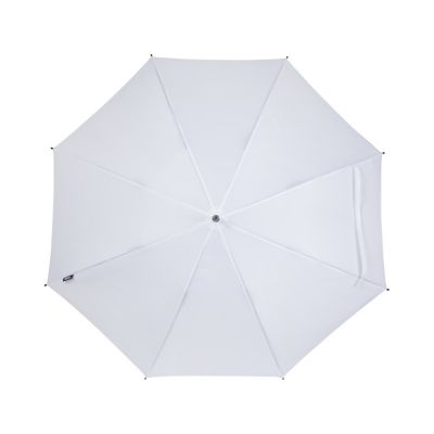 Зонт трость 23 Niel из переработанного ПЭТ-пластика, полуавтомат - Белый-1