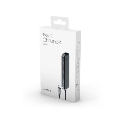 Хаб USB Rombica Type-C Chronos Black-5