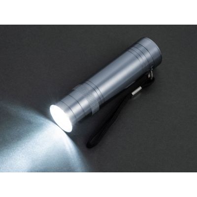 Фонарь с открывалкой Yok, серебристый-4